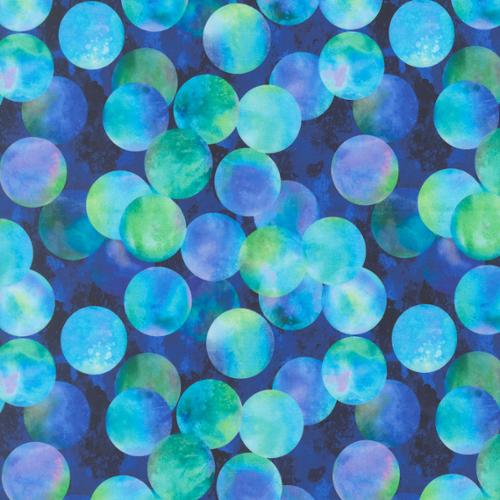Preorder - Moda - Gradients Gallery Quilting Cuddle - Blue Circles - 33883 12QC - Ships July 2026