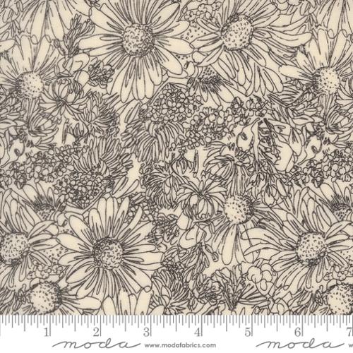 PREORDER - Moda - Gingiber - Ladybug Whimsy - Pen Ink Flower Florals - 48444 11 - Ships October 2026