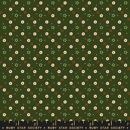 Preorder - Ruby Star Society - 1 800 Calico - Bandana Ditsy Blender Mossy Green - RS4170 16 - Ships October 2026
