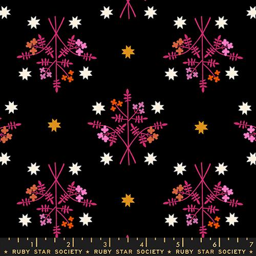 Preorder - Ruby Star Society - 1 800 Calico - Bouquet Florals Black - RS4171 16 - Ships October 2026