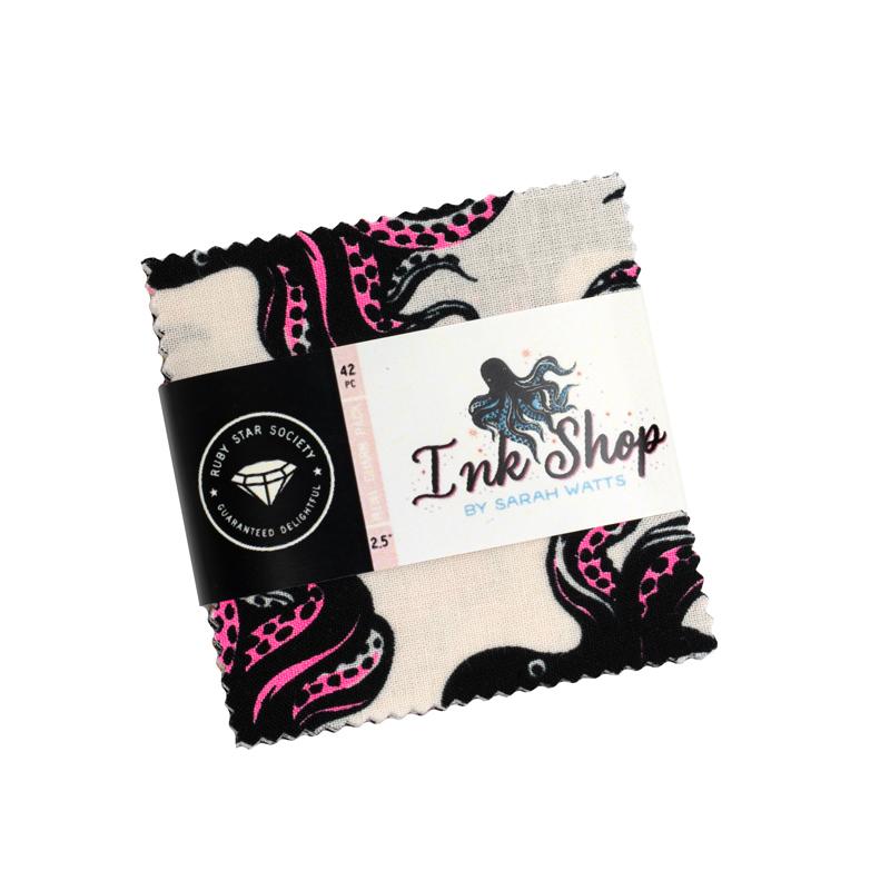 Preorder - Ruby Star Society - Ink Shop - 2.5" Squares Mini Charm Pack - Ships October 2026