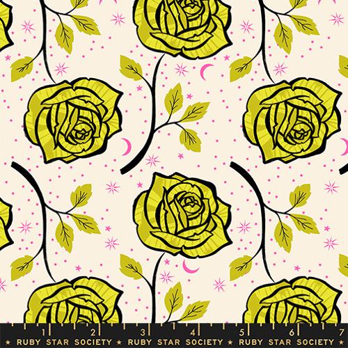 Preorder - Ruby Star Society - Ink Shop - Rose Flowers Florals Tattoo Yellow - RS2139 11 - Ships October 2026