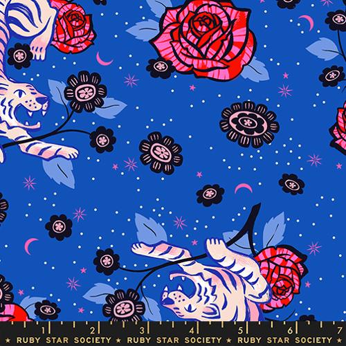 Preorder - Ruby Star Society - Ink Shop - Tiger Rose Flower Tattoo Blue - RS2143 12 - Ships October 2026