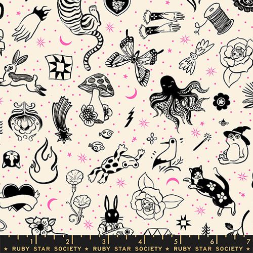 Preorder - Ruby Star Society - Ink Shop - Tattoo Flash Doodles Black - RS2145 11 - Ships October 2026
