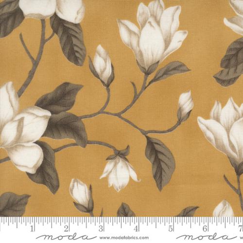 PREORDER - Moda - Howard Marcus - Collections Magnolia - Magnolia Flowers Florals Golden Yellow - 46280 13 - Ships October 2026