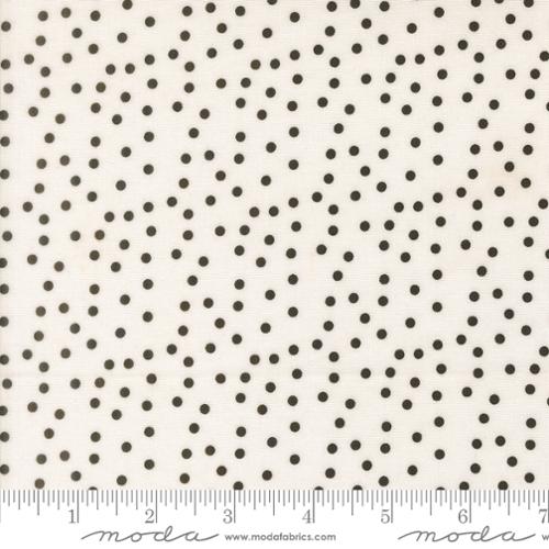 PREORDER - Moda - Chrissy Lux - Maker's Delight - Small Black Dots on White - 28107 11 - Ships September 2026