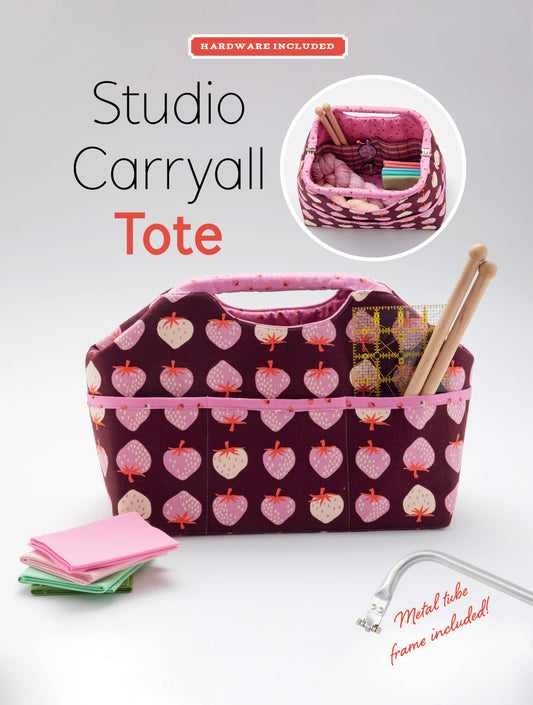 Zakka Workshop Studio Carryall Tote Bag Pattern And Tube Frame Kit