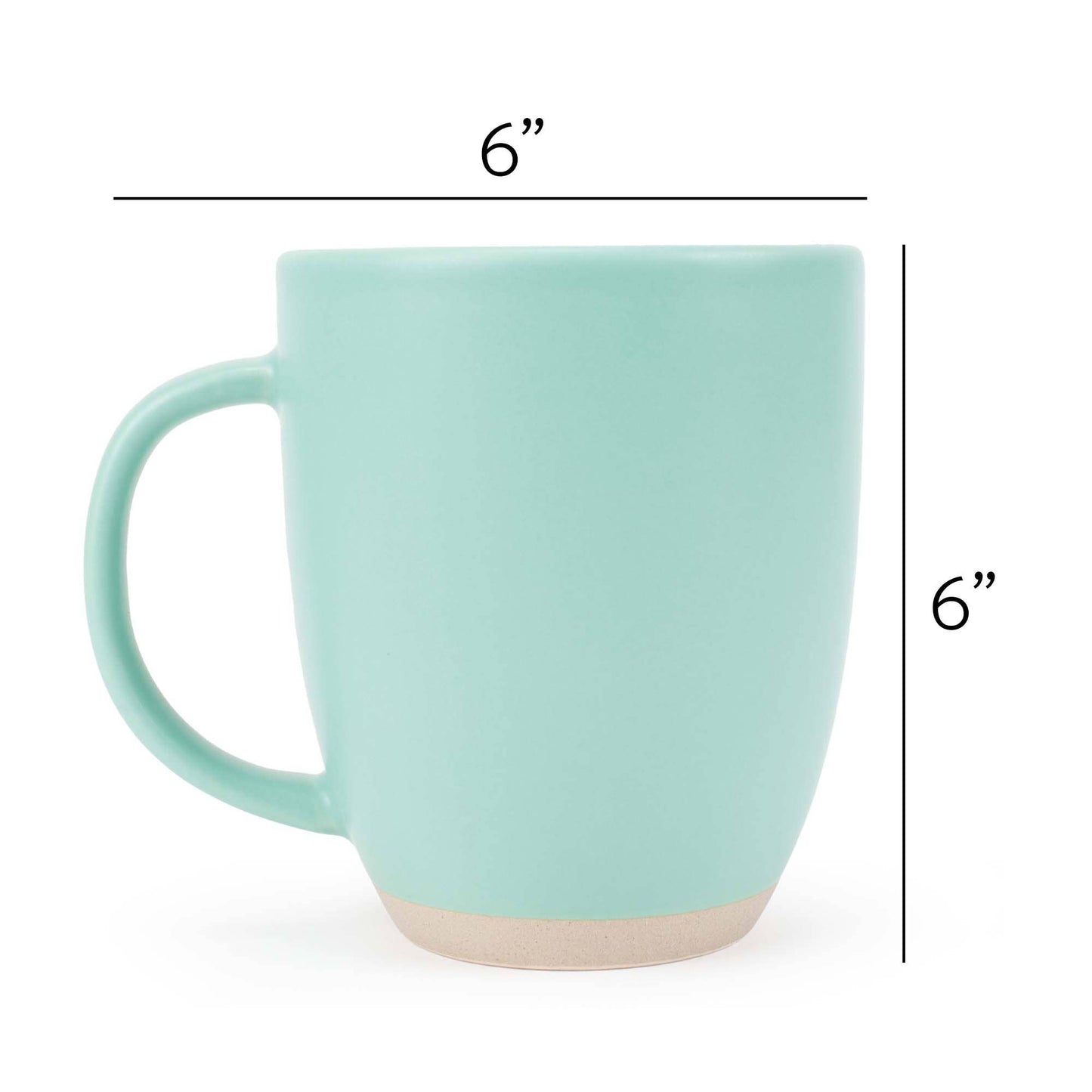 Mugs 4-Pk Raw Textured Bottom Cool Palette PRICE IS PER MUG