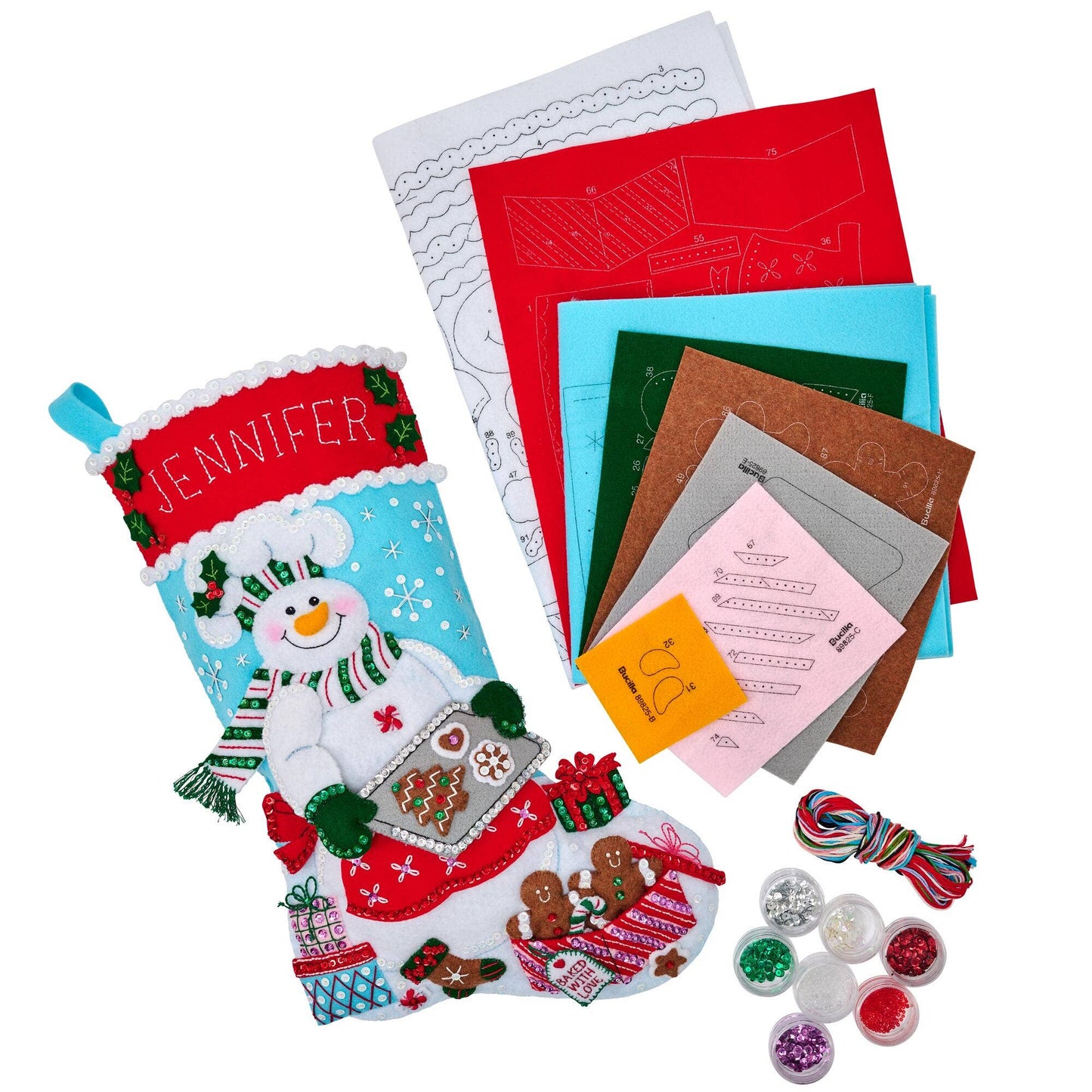 Bucilla® Felt Christmas Stocking Kit - Homemade Holiday Cheer