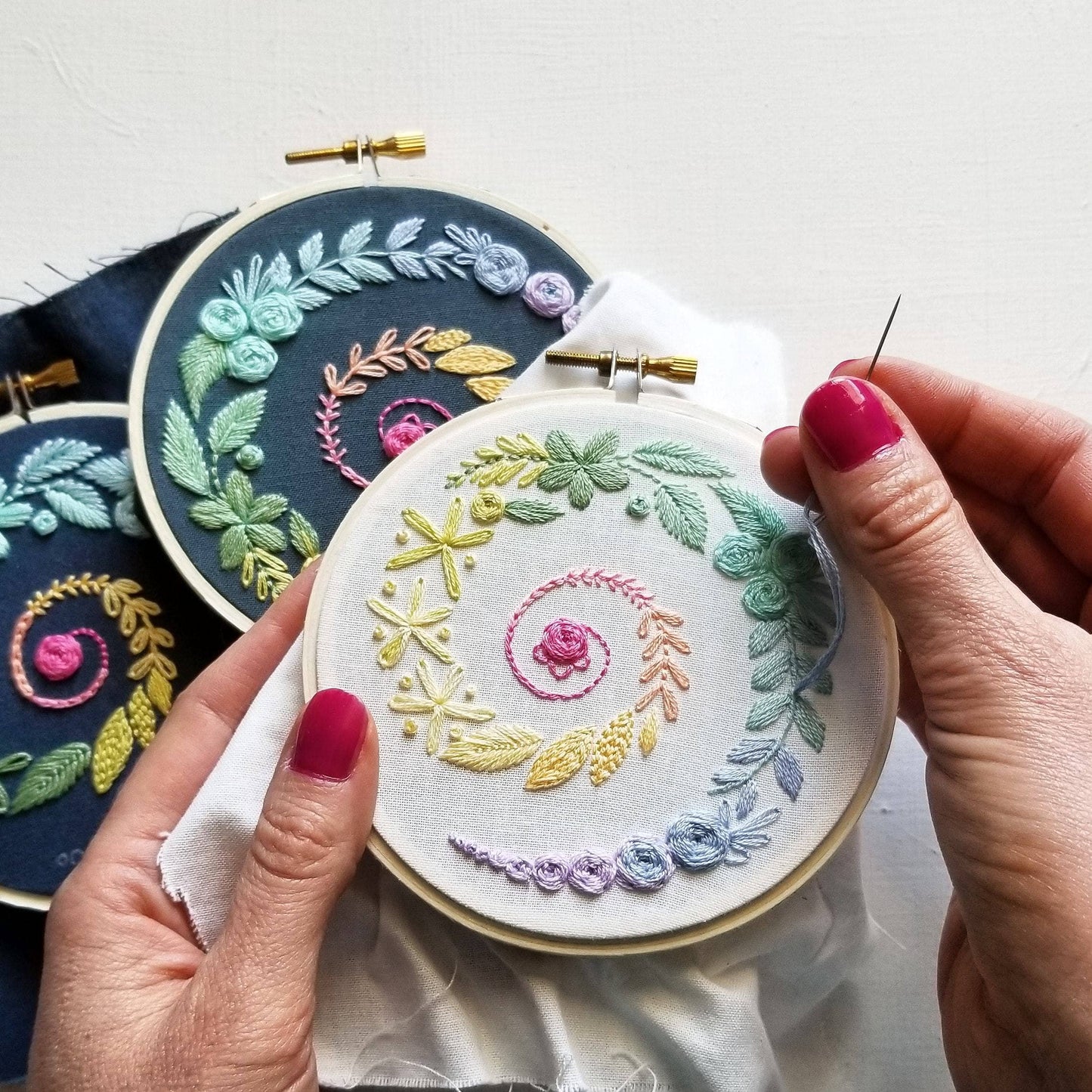 Jessica Long - Spiral Sampler Beginner Embroidery Kit