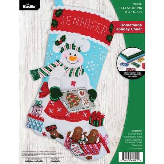 Bucilla® Felt Christmas Stocking Kit - Homemade Holiday Cheer