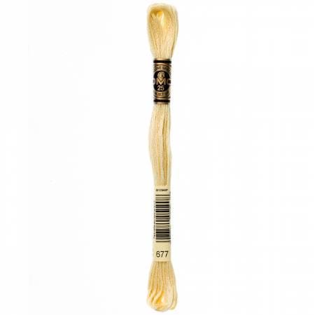 DMC Six Strand Embroidery Floss - 666 - 676 - 677 - 680