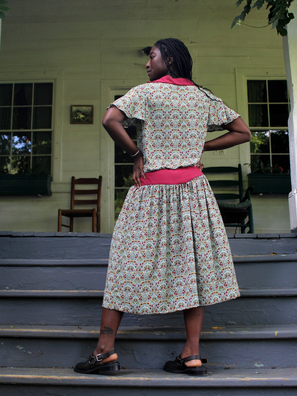 1927 Tea Frock Pattern By Folkwear