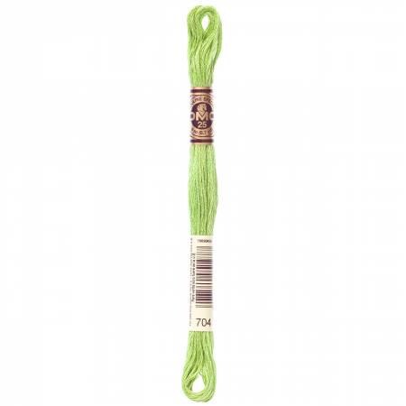 DMC Six Strand Embroidery Floss - 699 - 700 - 701 - 702 - 703 - 704 - 712 - 718
