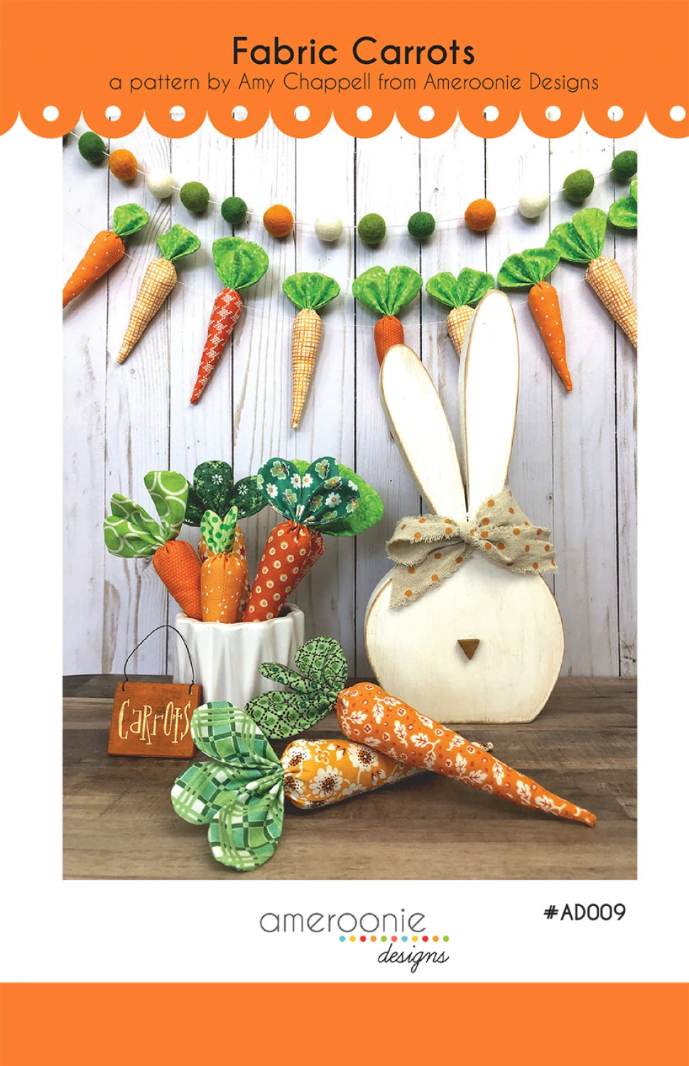 Fabric Carrots Pattern By Ameroonie Designs