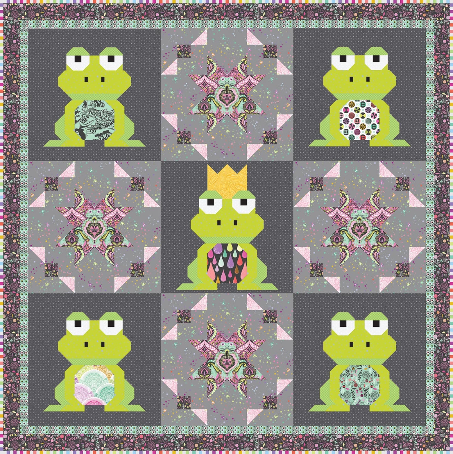 Kiss Me I'm Charming Quilt Pattern By Art East Quilt Co