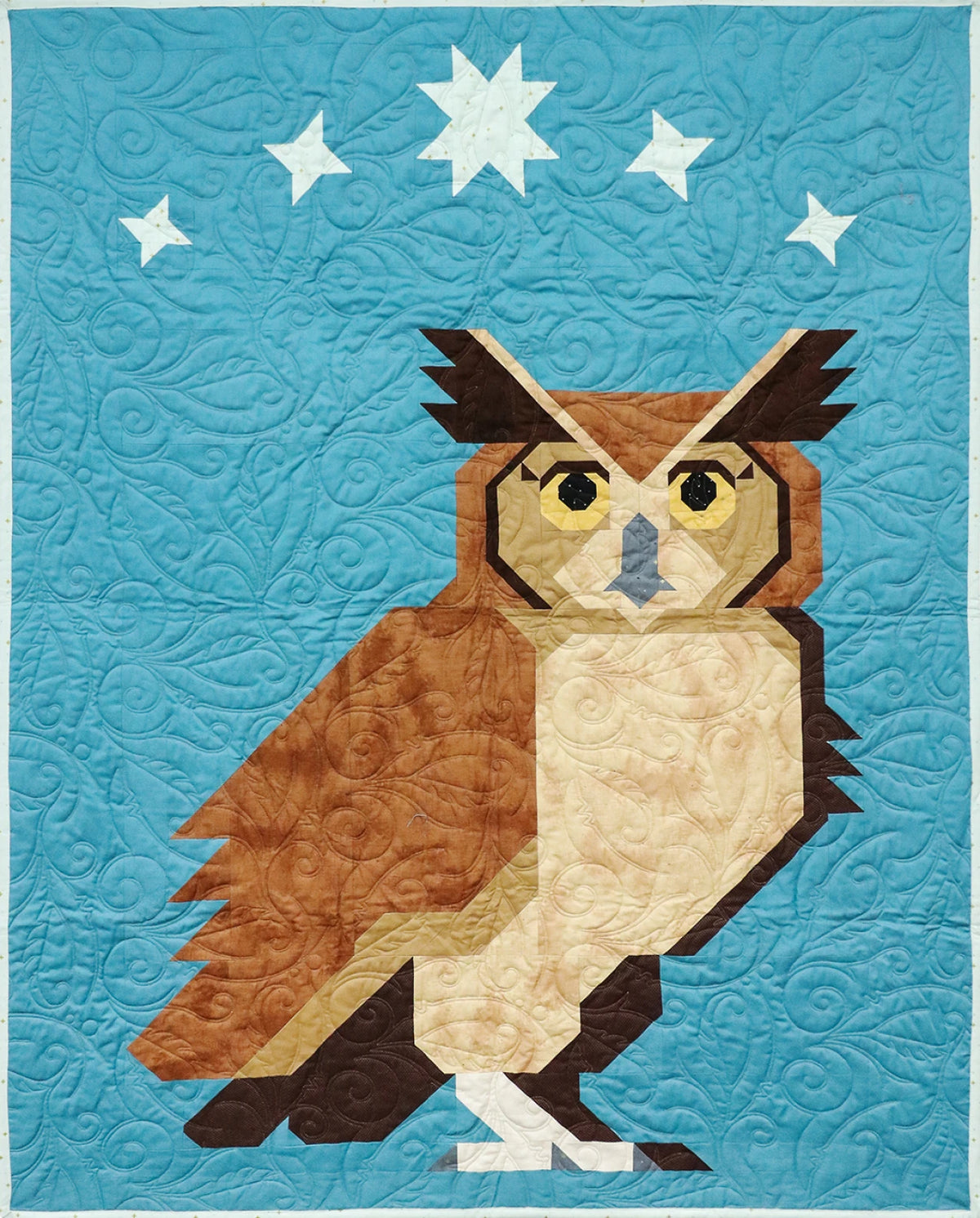 Night Owl Quilt Pattern By Art East Quilting Co