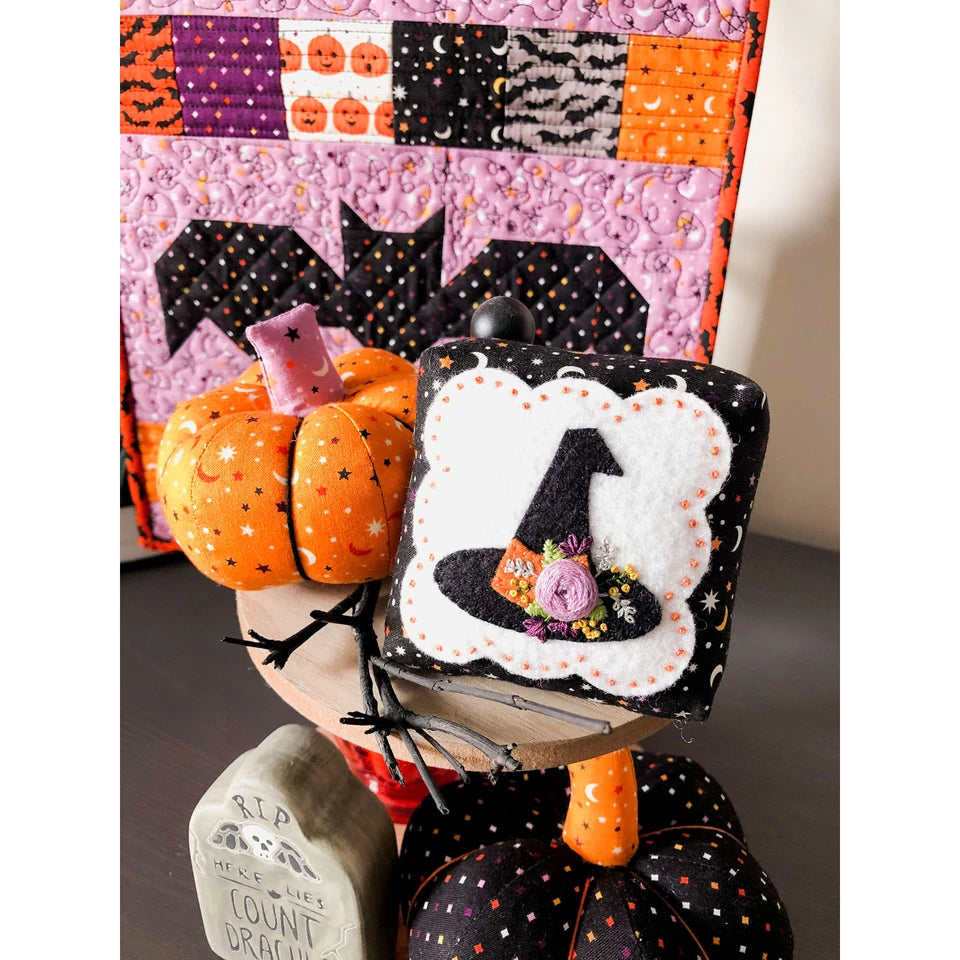 Witch Hat Mini Pillow Pattern By Ameroonie Designs