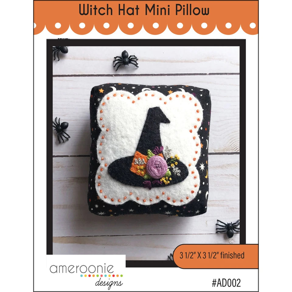 Witch Hat Mini Pillow Pattern By Ameroonie Designs
