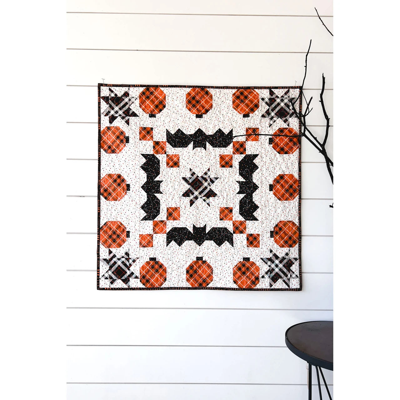 Batty Pumpkins Table Topper / Mini Quilt Pattern By Ameroonie Designs