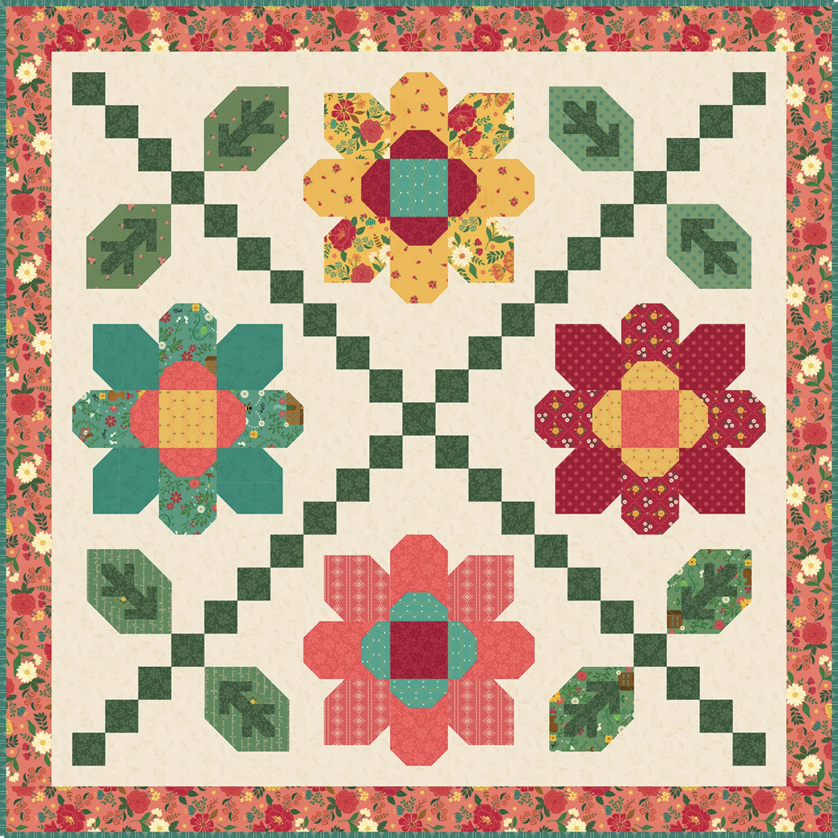Daisy Chain Quilt Pattern By Anka's Treasure