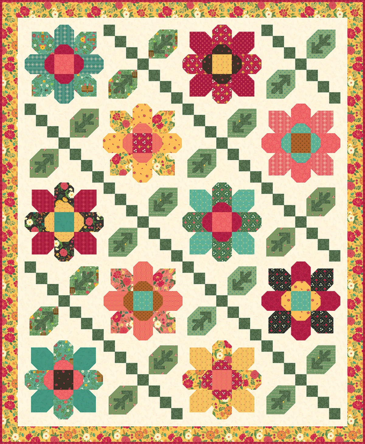 Daisy Chain Quilt Pattern By Anka's Treasure
