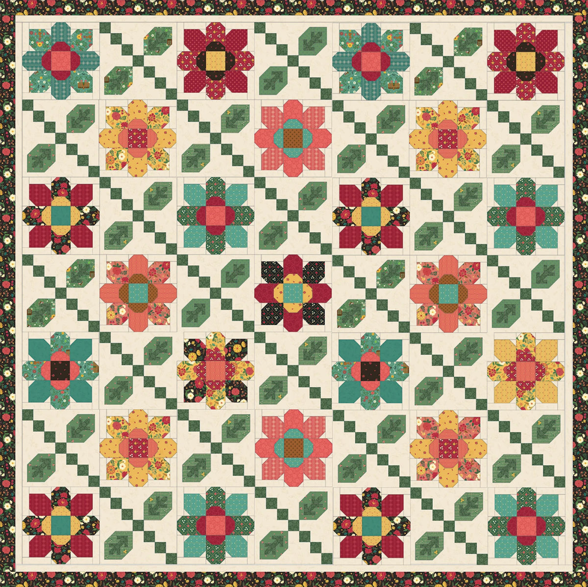Daisy Chain Quilt Pattern By Anka's Treasure