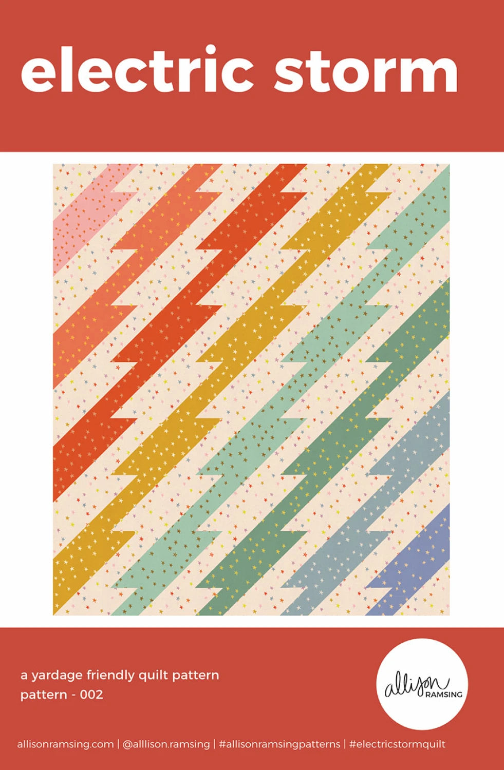 Electric Storm Quilt Pattern By Allison Ramsing