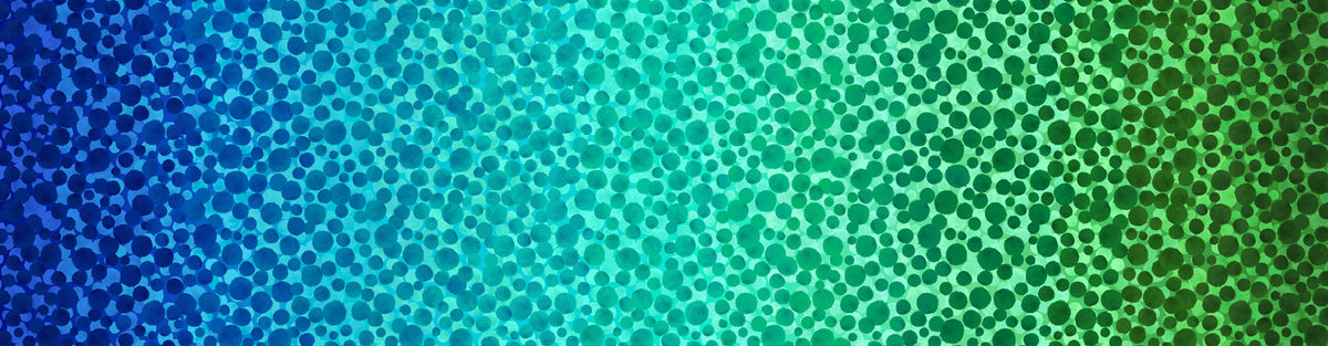 Lewis and Irene - Omnificent Ombres - Bumbleberries Dots Ocean Blue / Green Ombre - BBOM3