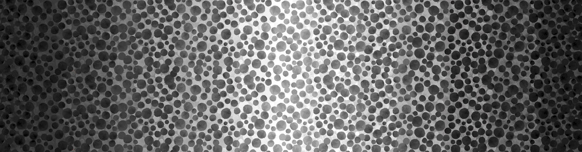 Lewis and Irene - Omnificent Ombres - Bumbleberries Dots Black / White Ombre - BBOM6