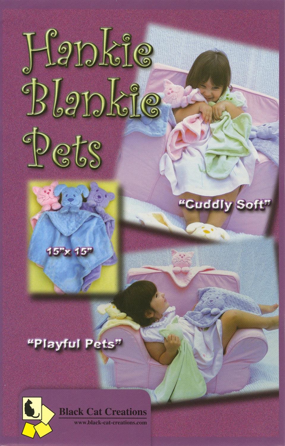 Hankie Blankie Pets Pattern By Black Cat Designs
