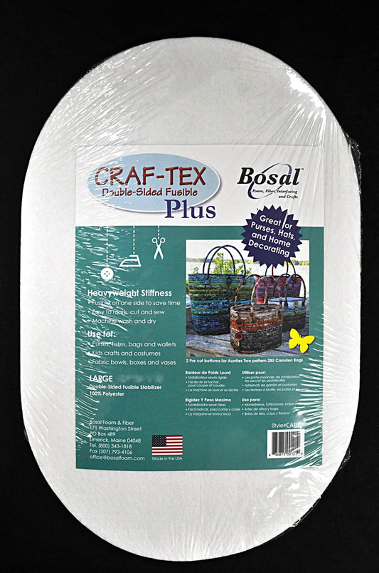 Bosal Craf Tex Double Sided Fusible Stabilizer for Camden Bag Size Large