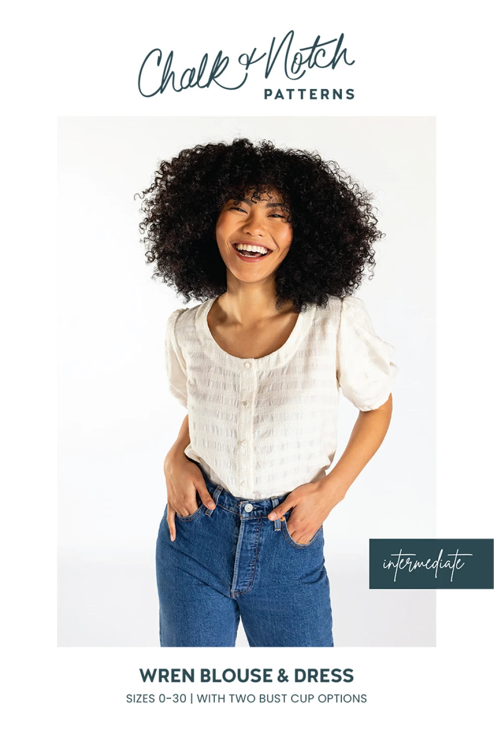 Wren Blouse Pattern By Chalk and Notch