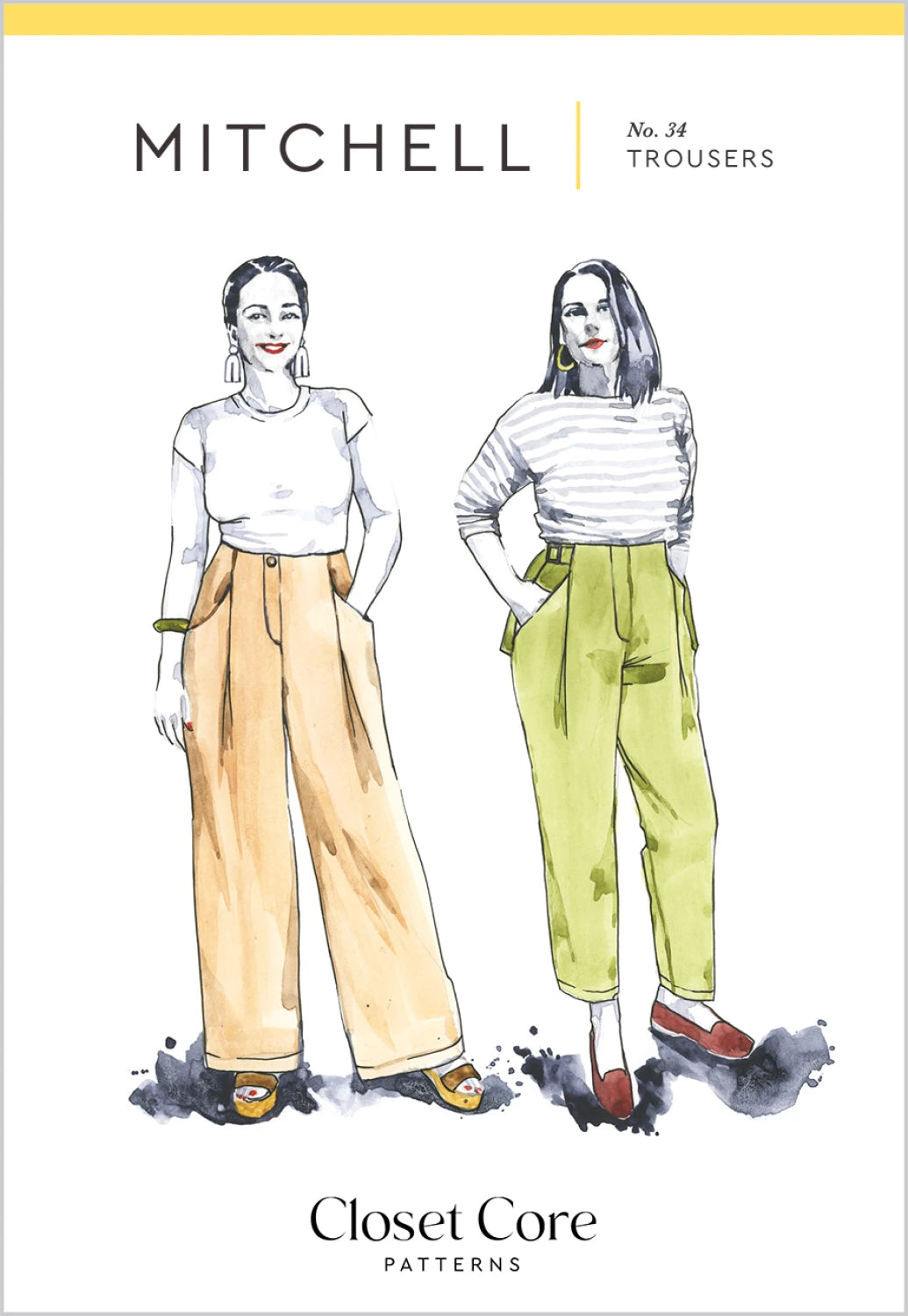 Mitchell Trousers Pattern By Closet Core Patterns