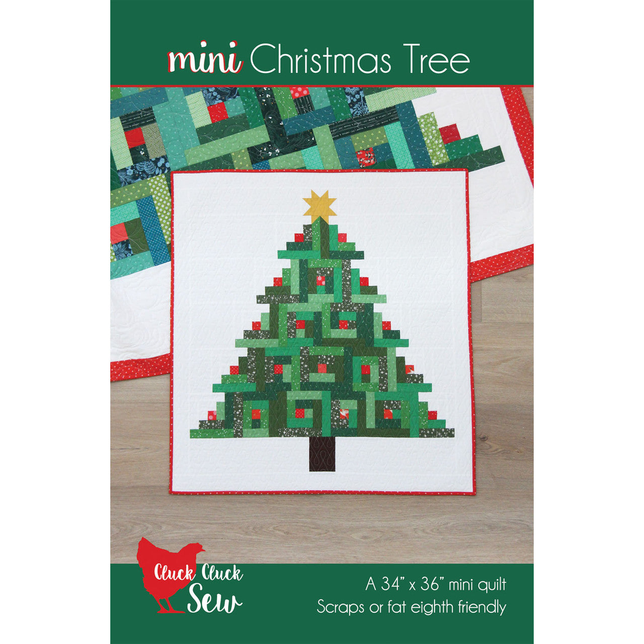 Mini Christmas Tree Quilt Pattern By Cluck Cluck Sew
