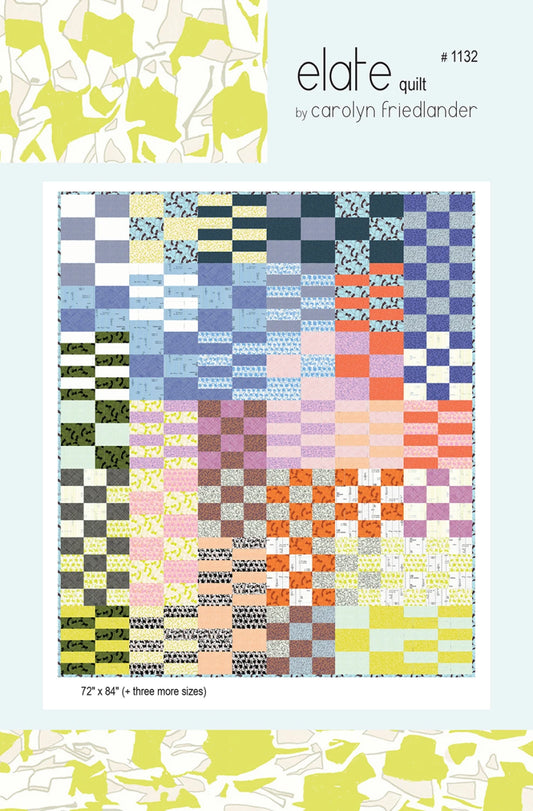 Elate Quilt Pattern By Carolyn Friedlander