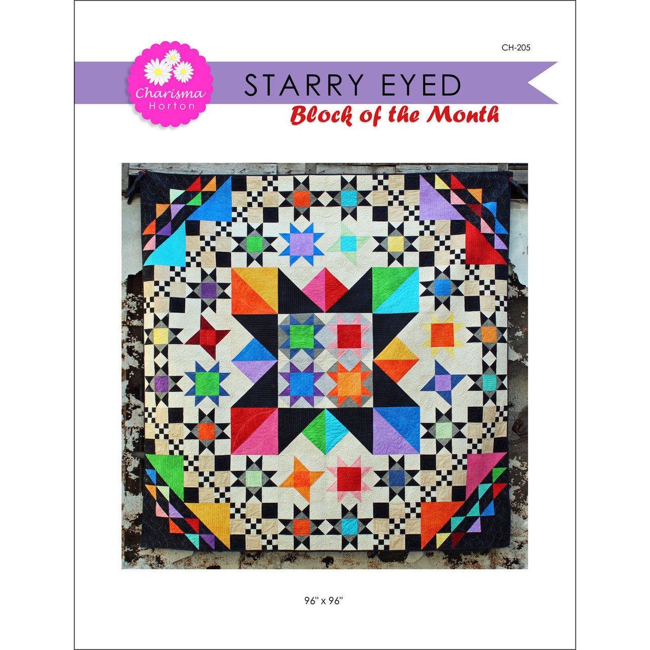 Starry Eyed BOM Quilt Pattern By Charisma Horton