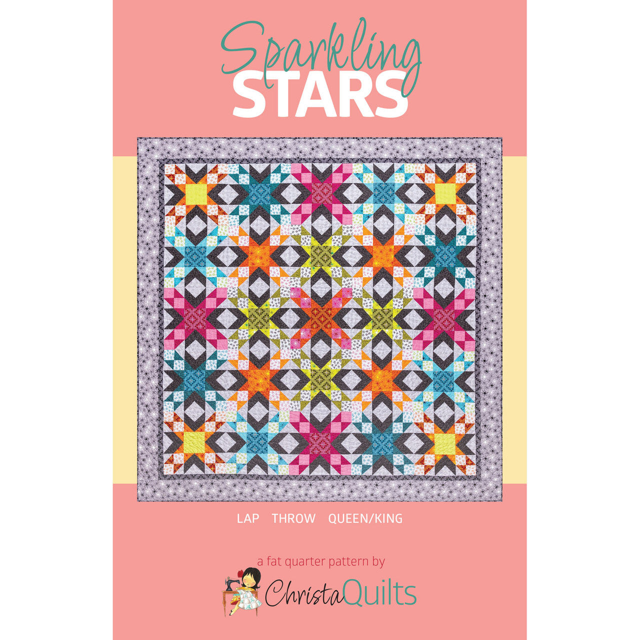 Sparkling Stars Quilt Pattern By Christa Quilts