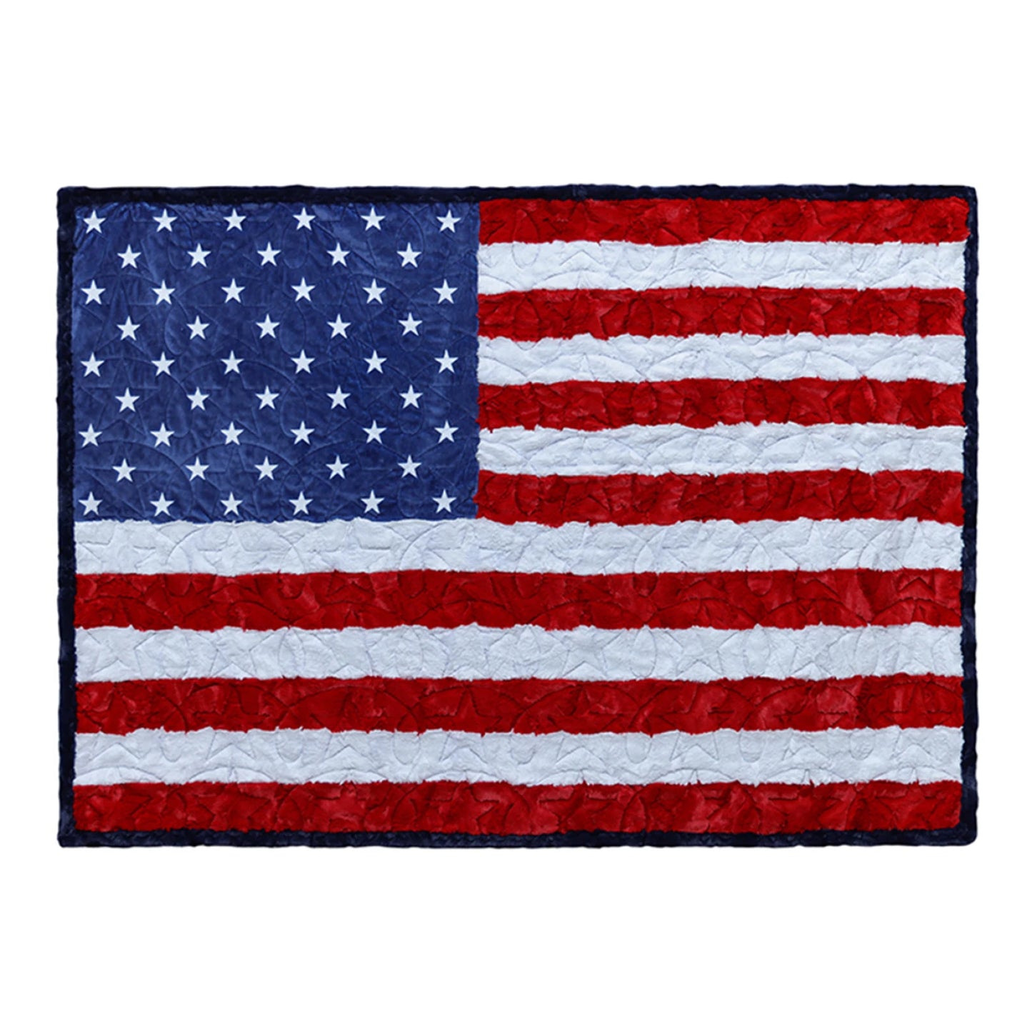Shannon Minky Let Freedom Ring USA Flag Cuddle Minky Quilt Kit - 41" x 59"