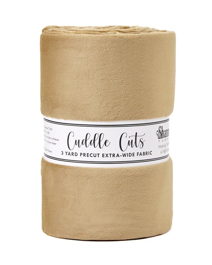 Shannon Fabrics - 3 Yard Extra Wide Cuddle Cut - Cappuccino