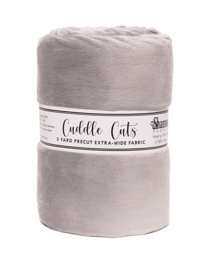 Shannon Fabrics - 3 Yard Extra Wide Cuddle Cut - Silver