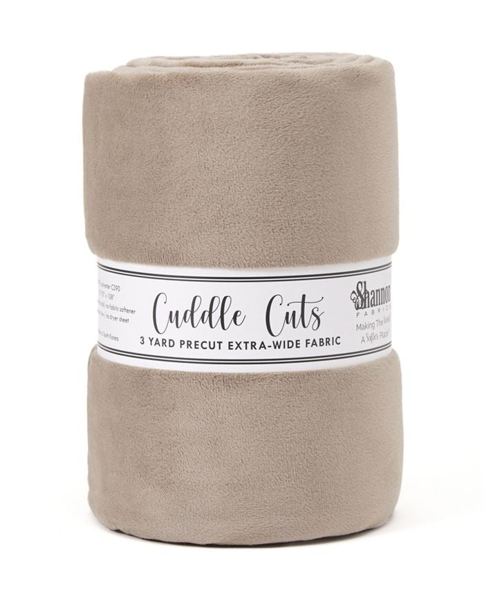 Shannon Fabrics - 3 Yard Extra Wide Cuddle Cut - Simple Taupe