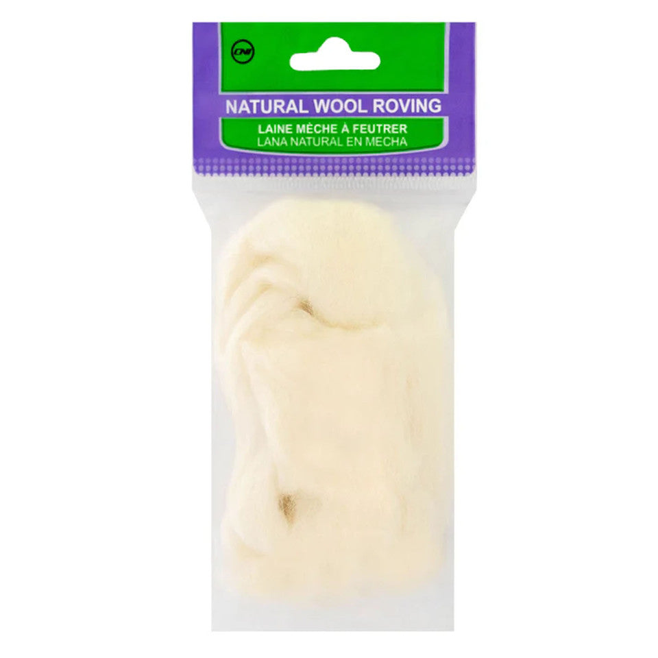 Clover Natural Wool Roving - 1 Pack - Choose Color!