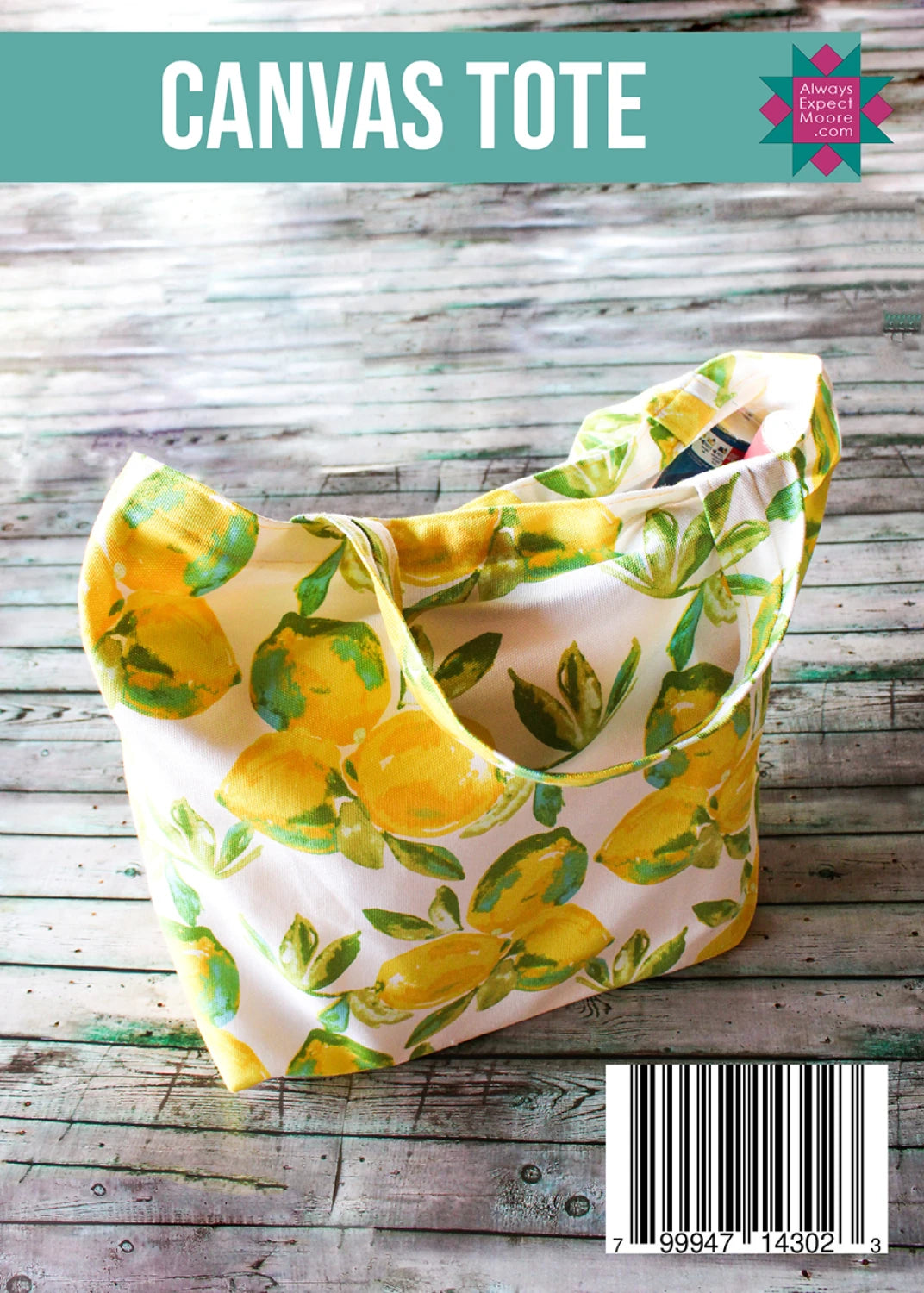 Canvas Tote Bag Postcard Pattern By Always Expect Moore