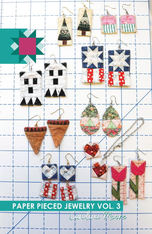 Paper Pieced Jewelry Vol 3 Pattern By Carolina Moore