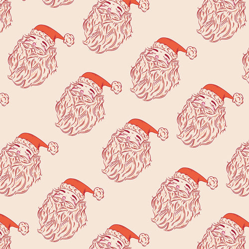 Art Gallery Fabrics - Christmas in Color - Santa Holiday Cheer - CMC-25402