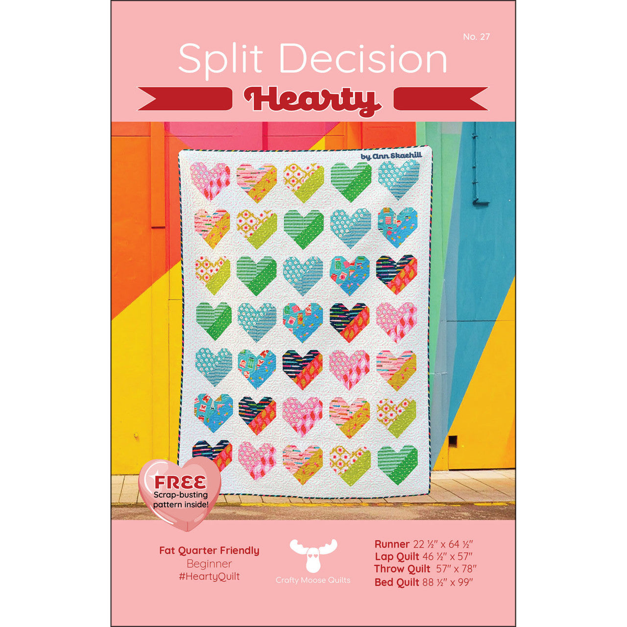Split Decision Hearty By Crafty Moose Quilts