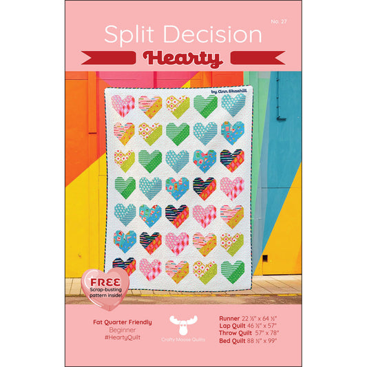 Split Decision Hearty By Crafty Moose Quilts
