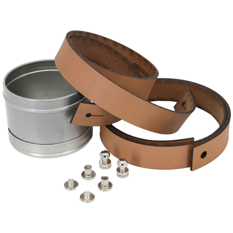 Leather Tote Strap Kit - Medium Brown 22"