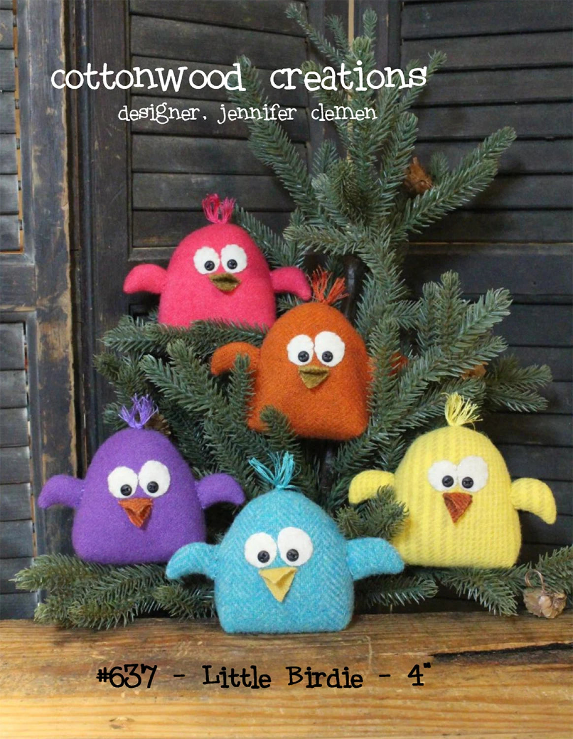 Little Birdie Pattern By Cottonwood Creations
